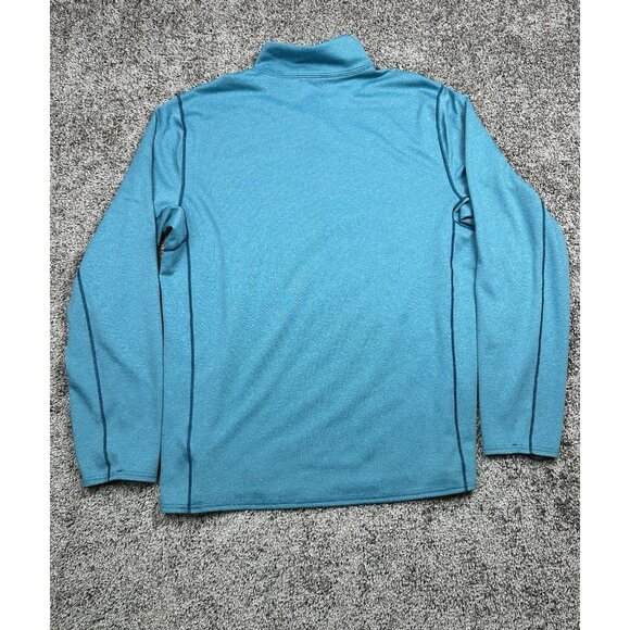 Patagonia Capilene Midweight 1/4 Zip Baselayer Men’s Large Blue Polartec - Picture 7 of 11